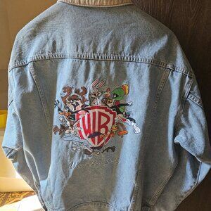Warner Brothers Denim Jacket Men's Large